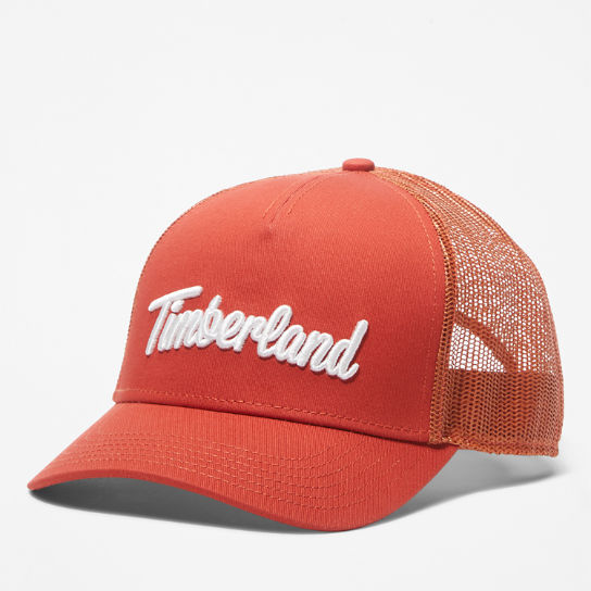 Casquette Trucker à logo 3D pour homme en orange | Timberland