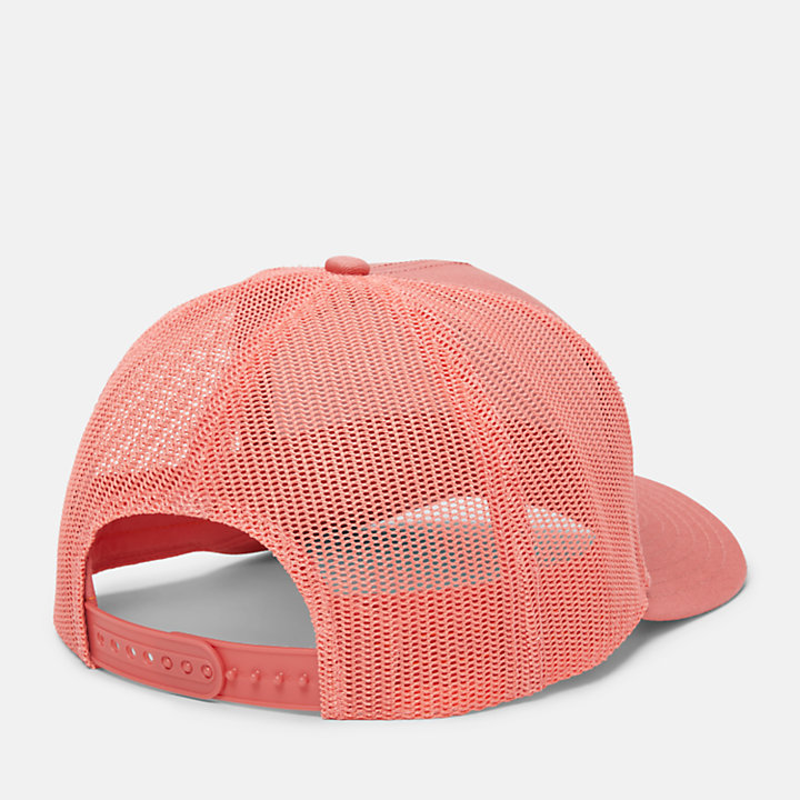 3D Embroidery Trucker Hat for Men in Orange-