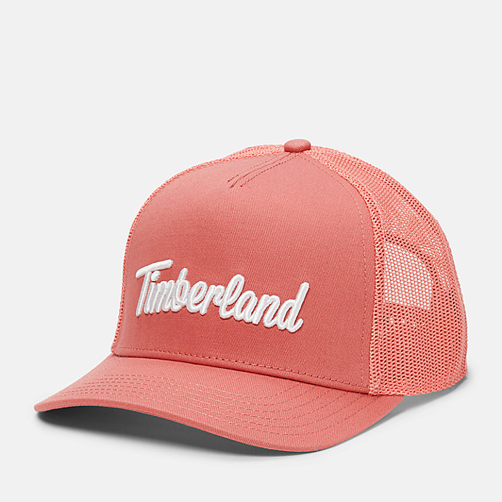 3D Embroidery Trucker Hat for Men in Orange