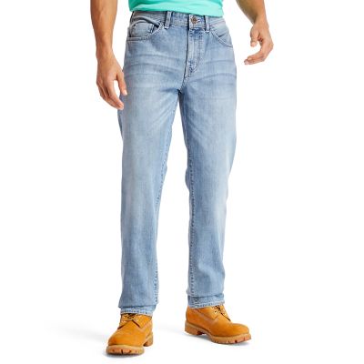 Squam Lake Stretch Jeans for Men in Light Blue | Timberland