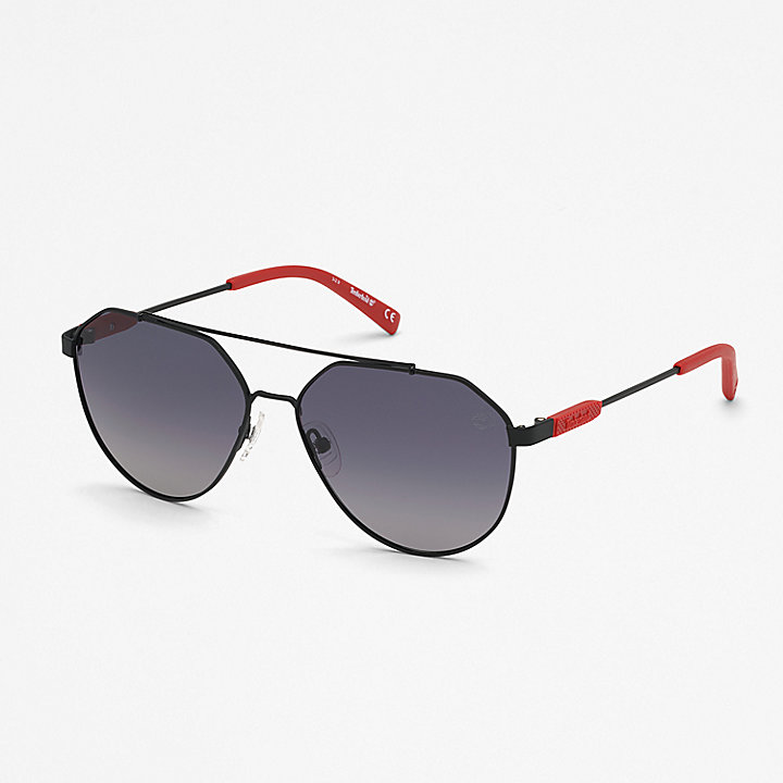 Timberland® Marcolin Aviator Sunglasses in Black | Timberland