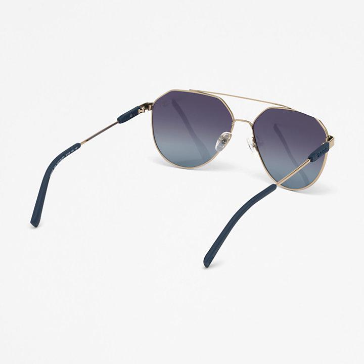 Timberland® Marcolin Aviator Sunglasses in Gold-