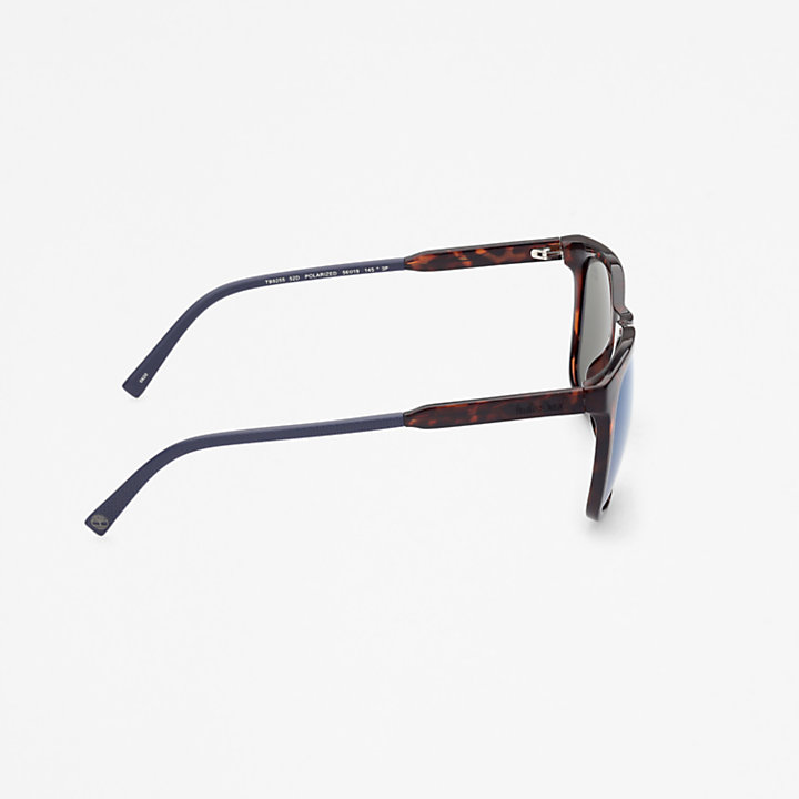 Timberland® gepolariseerde rechthoekige zonnebril in bruin-