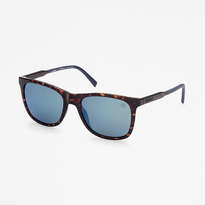 Timberland® gepolariseerde rechthoekige zonnebril in bruin-