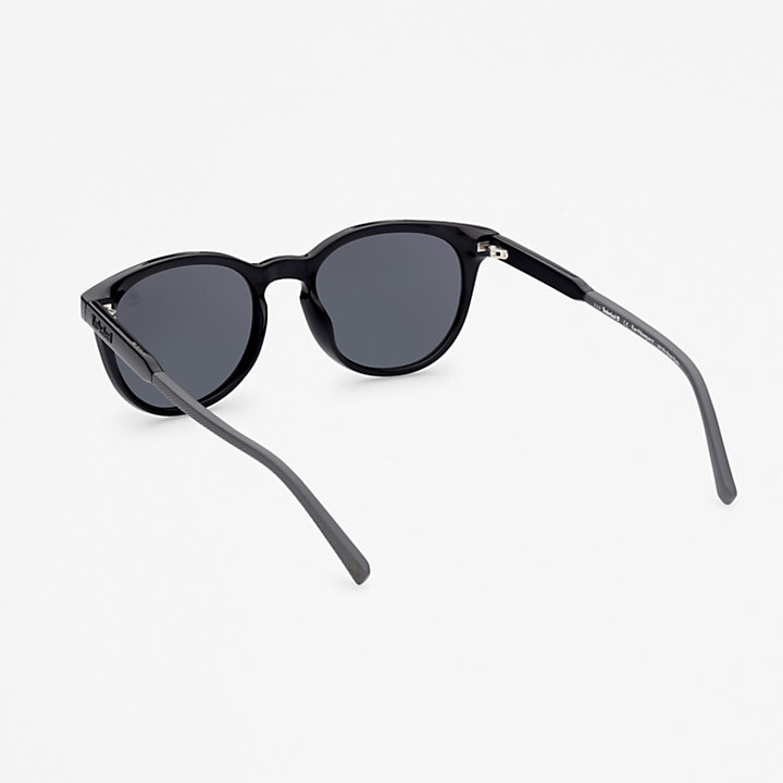 Timberland® Marcolin runde Sonnenbrille in Schwarz-