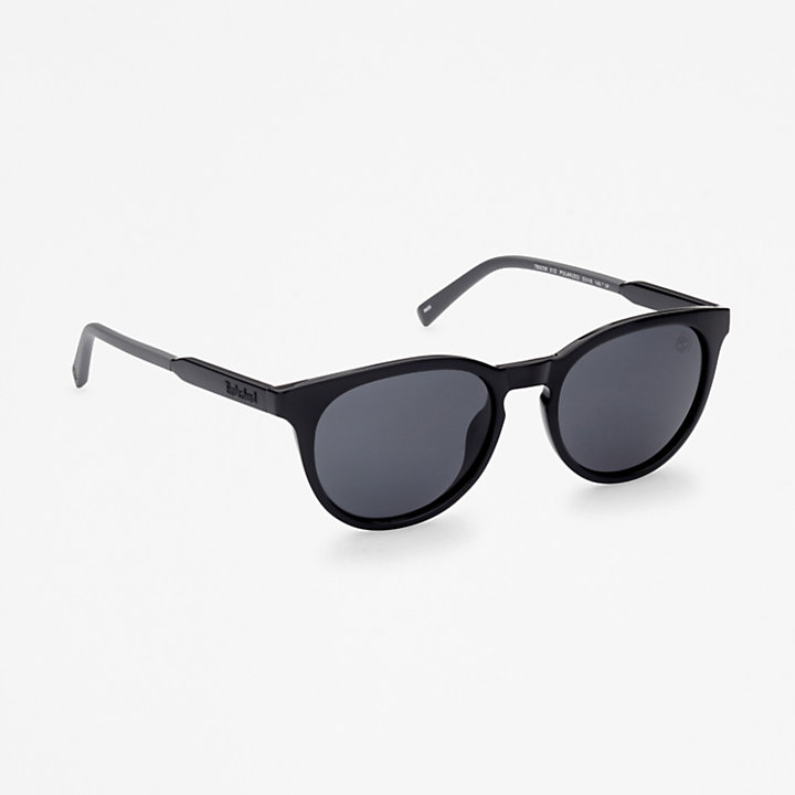 Timberland® Marcolin runde Sonnenbrille in Schwarz-