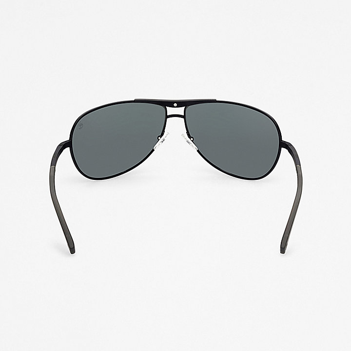Timberland® Marcolin Modern Aviator Sunglasses in Black | Timberland