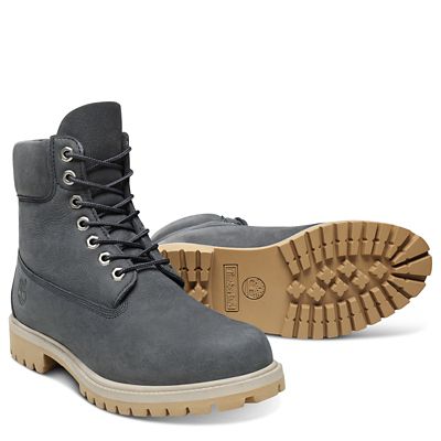 dark grey timberland boots mens