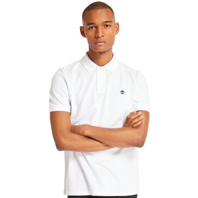 timberland white polo shirt