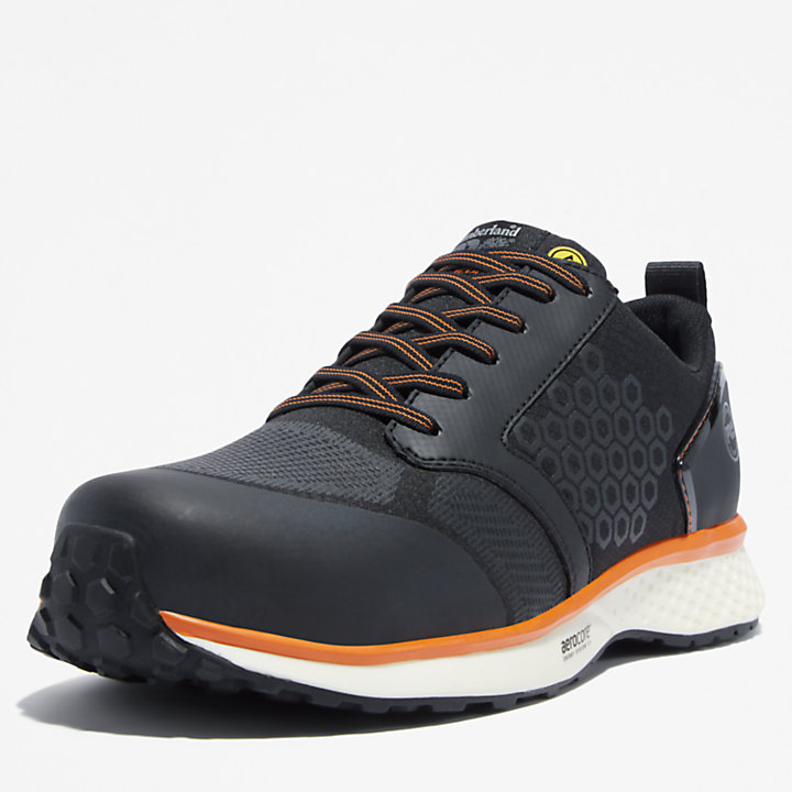 Timberland PRO® Reaxion Work Shoe for Men in Black/Orange-