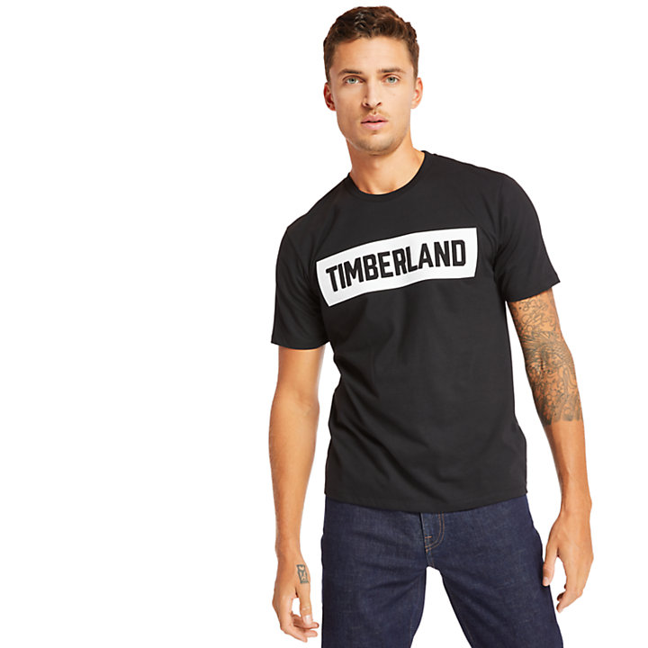 T-shirt da Uomo Mink Brook Timberland® in colore nero-