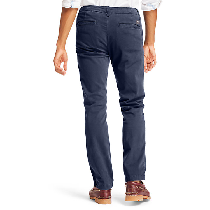 Squam Lake Ultra Stretch Chinos for Men in Navy-
