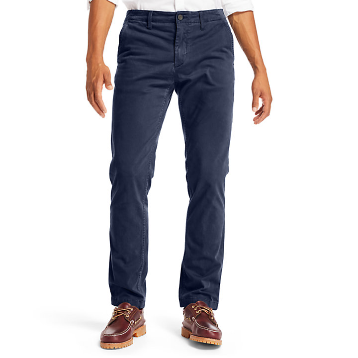 Squam Lake Ultra Stretch Chinos for Men in Navy-