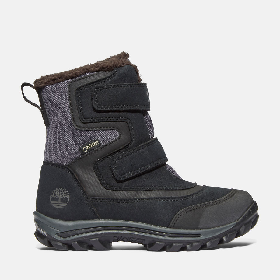 Timberland Chillberg 2-strap Gtx Boot For Youth In Black Black Kids