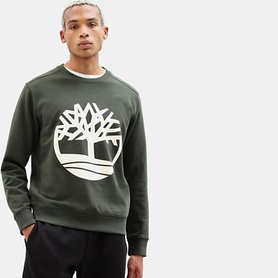 sudadera verde oscuro hombre