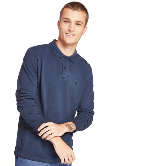 Millers River Polo Shirt for Men in Navy | Timberland