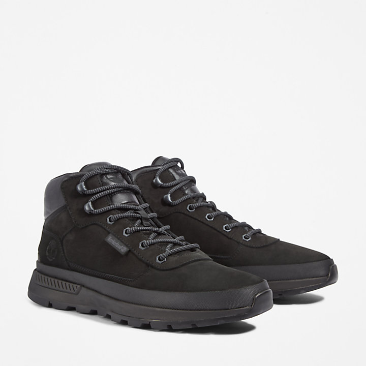 Chaussures de randonnée Field Trekker pour homme en noir monochrome-