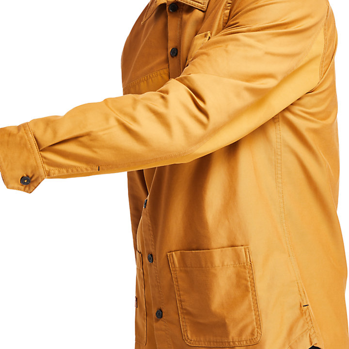 Mascoma River Overshirt for Men in Yellow-
