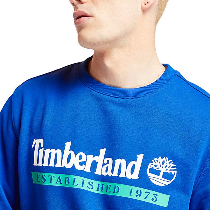 Established 1973 Sweatshirt for Men in Blue-