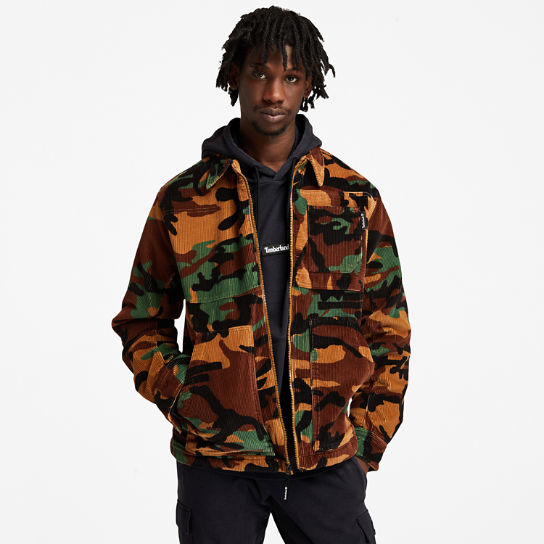 Corduroy Chore Jacket for Men in Camo | Timberland