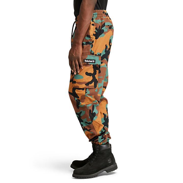 Cargo Jogger Trousers for Men in Camo-