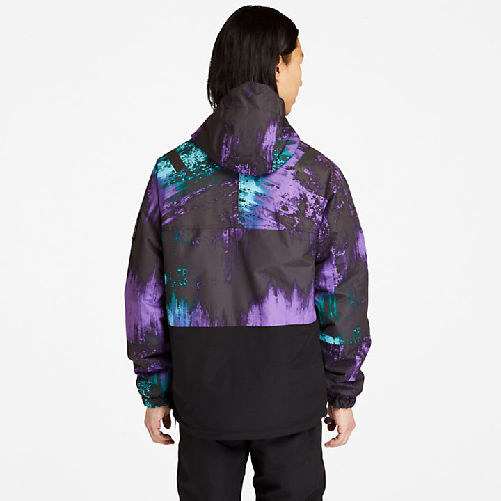 Northern Lights Rain Jacket for Men with Aurora Print-