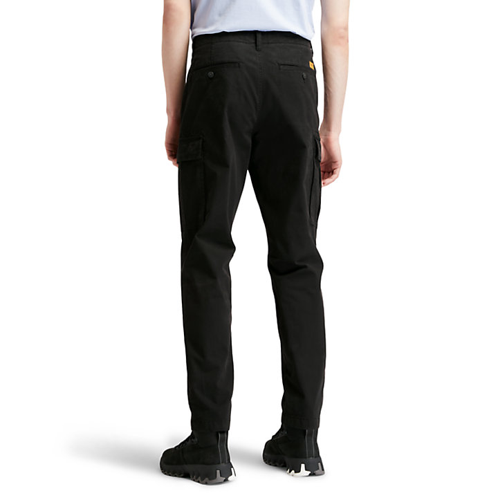 Pantaloni Cargo da Uomo in Twill Core in colore nero-