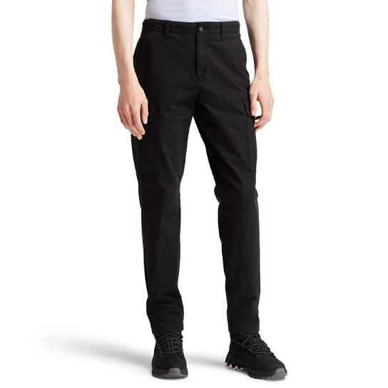 Pantalones Cargo de Sarga Core para Hombre en color negro | Timberland