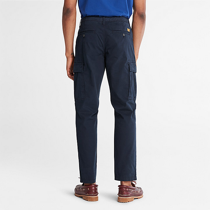 Pantaloni Cargo in Twill GD Core da Uomo in blu marino