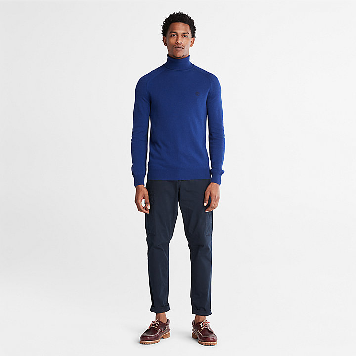 GD Core Twill Cargo Trousers for Men in Navy