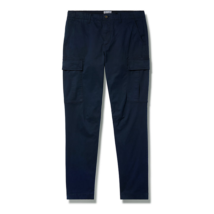 Pantaloni Cargo in Twill GD Core da Uomo in blu marino-