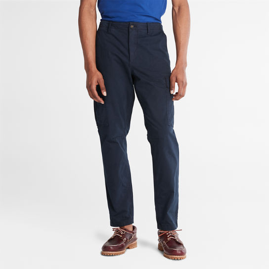 Pantalones Cargo de sarga Core GD para hombre en azul marino | Timberland