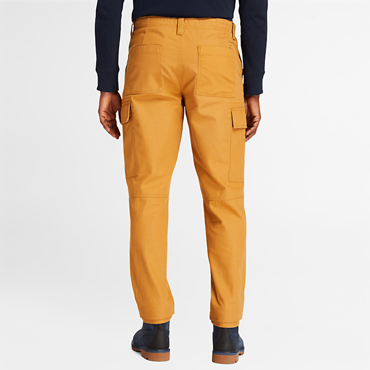 Pantaloni Cargo da Uomo Utility in giallo-