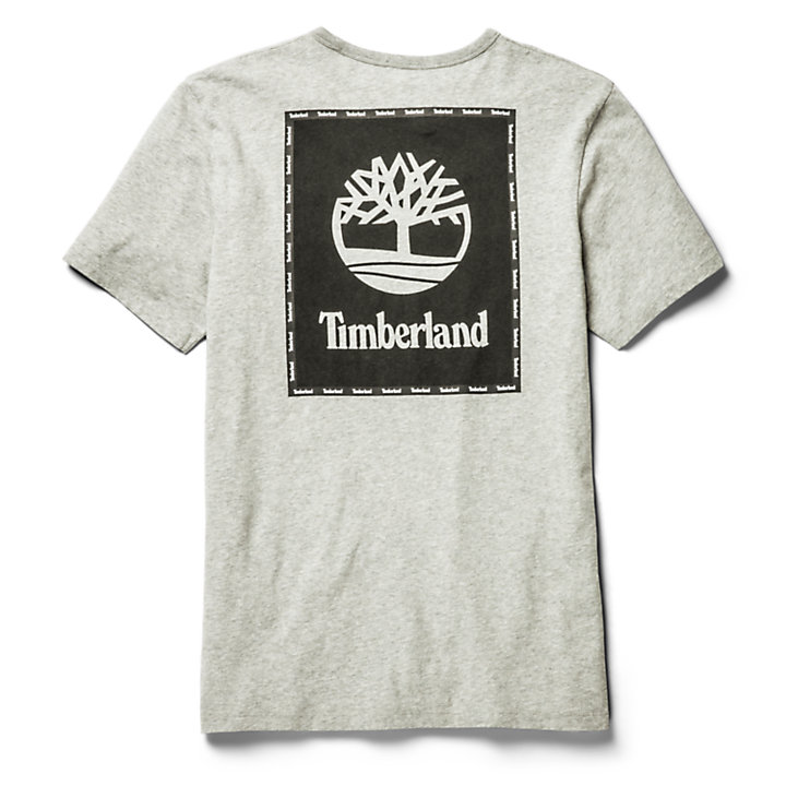 Rectangle Graphic T-Shirt for Men in Grey | Timberland