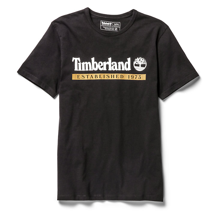 Timberland® 1973 T-Shirt for Men in Black | Timberland