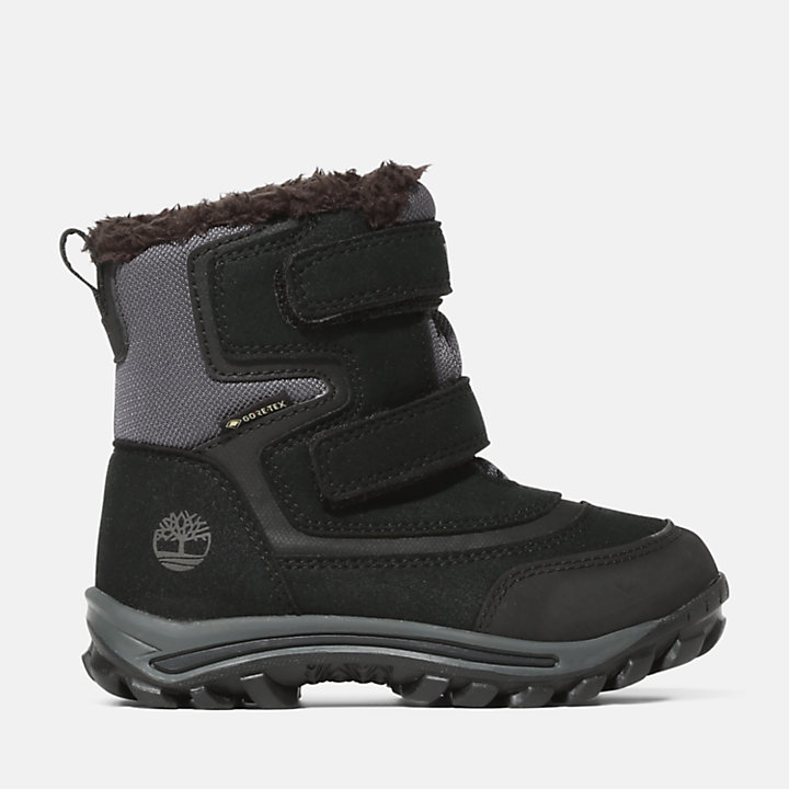 Chillberg Waterproof Winter Boot for Toddler in Black-