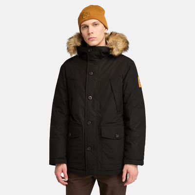 Timberland Scar Ridge Parka With Dryvent Technology For Men In Black Black