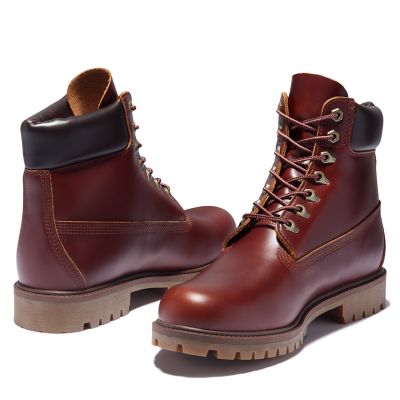 burgundy timberland boots mens