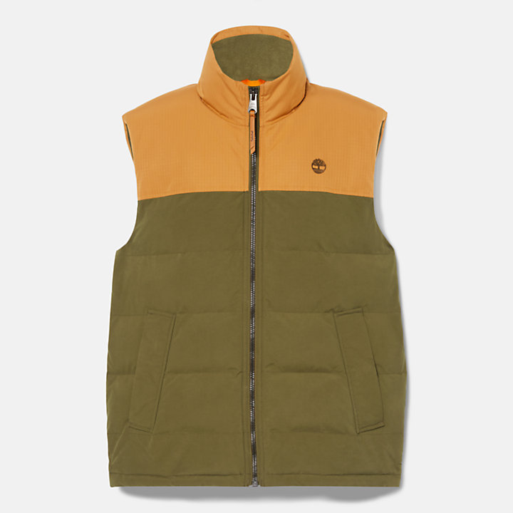 Welch Mountain Puffer Vest for Men in Green-