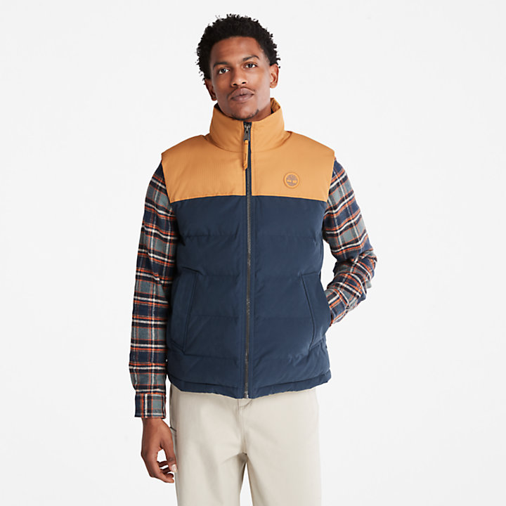 Welch Mountain Puffer Vest for Men in Navy-