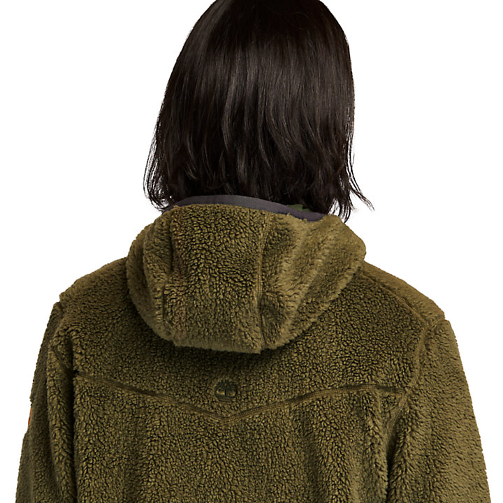 Ecoriginal Reversible Fleece for Men in Dark Green-