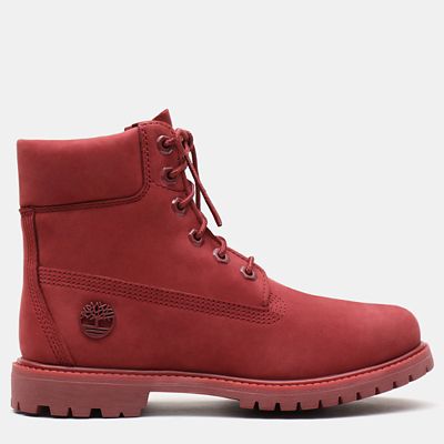 6 Inch Premium Boot for Women in Red 