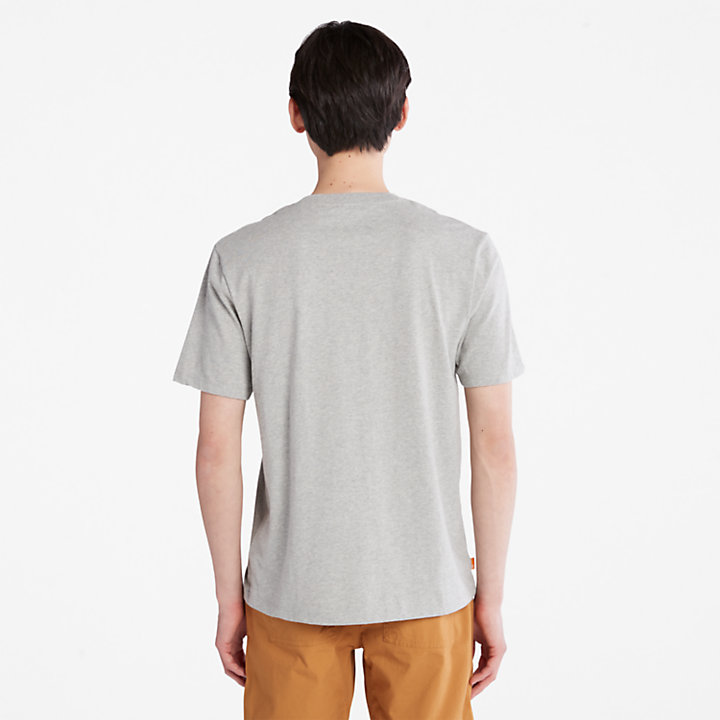 Outdoor Heritage Camo-Logo T-Shirt for Men in Grey-