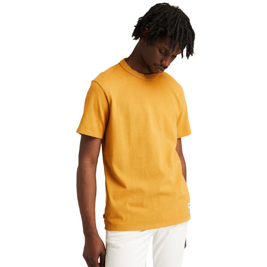 T-shirt The Original teint en pièce pour homme en orange | Timberland