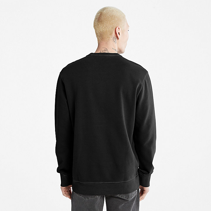 GC Sweatshirt met ronde hals voor heren in zwart