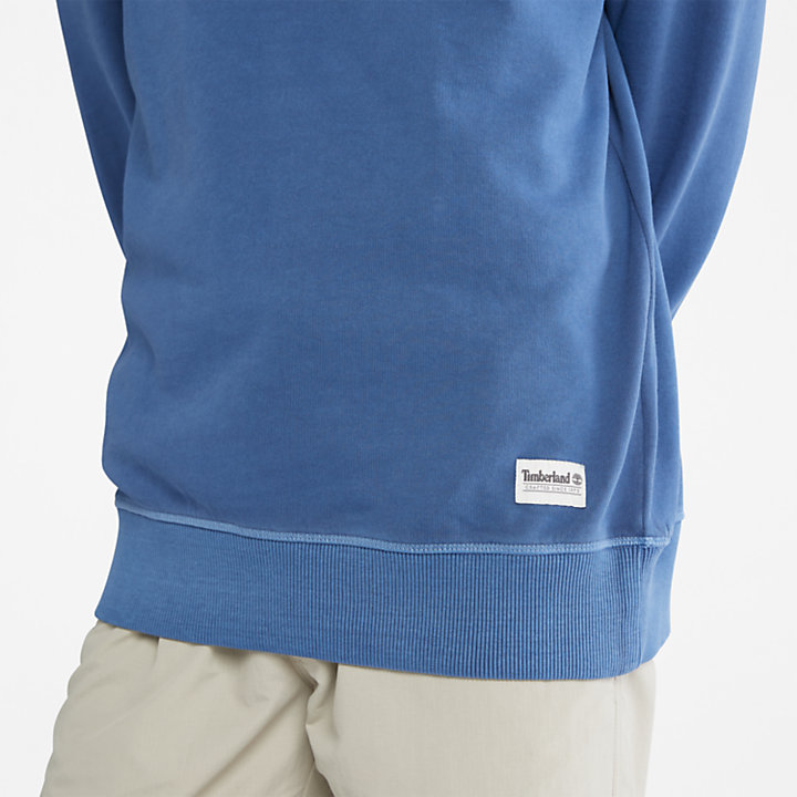 Sweat-shirt à col rond GC pour homme en bleu-