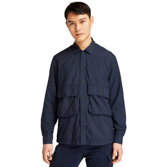Solid Shirt Jacket for Men in Navy | Timberland