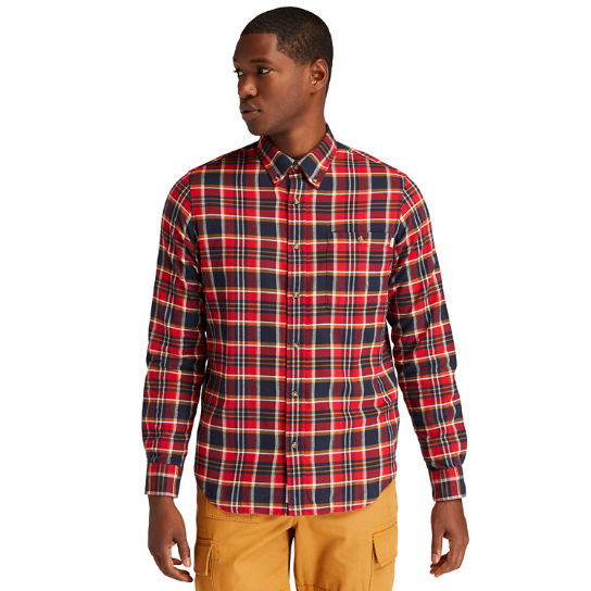 Camicia da Uomo Tartan SolucellAir™ in rosso | Timberland