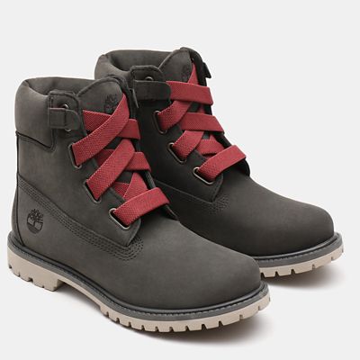 womens dark grey timberland boots
