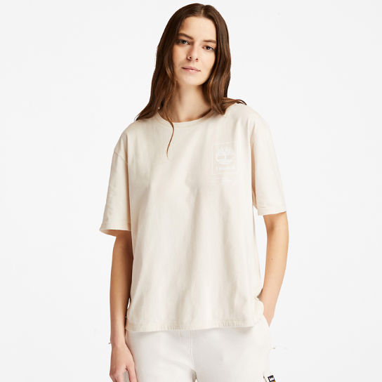 Utility-T-Shirt aus Bio-Baumwolle für Damen in Weiß | Timberland